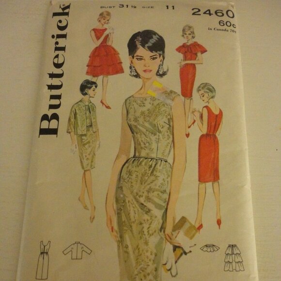 Butterick Other - Vintage 1960s Butterick Size 11 2460 evening dress